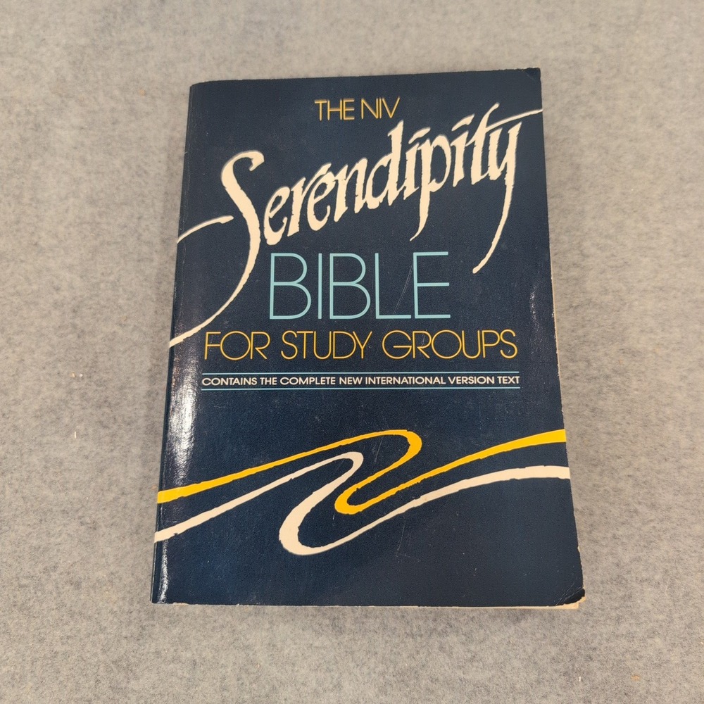 NIV Serendipity Bible for Study Groups Zondervan 1989 Second Edition Softcover